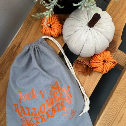 PERSONALISED HALLOWEEN TREAT SACK